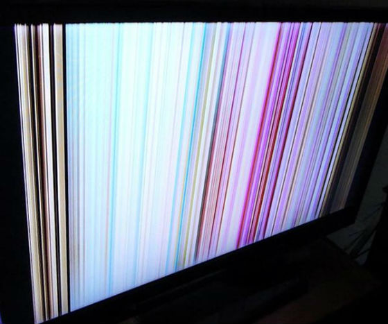 Телевизор в полосах не показывает | Вызов телемастера на дом в Куровском